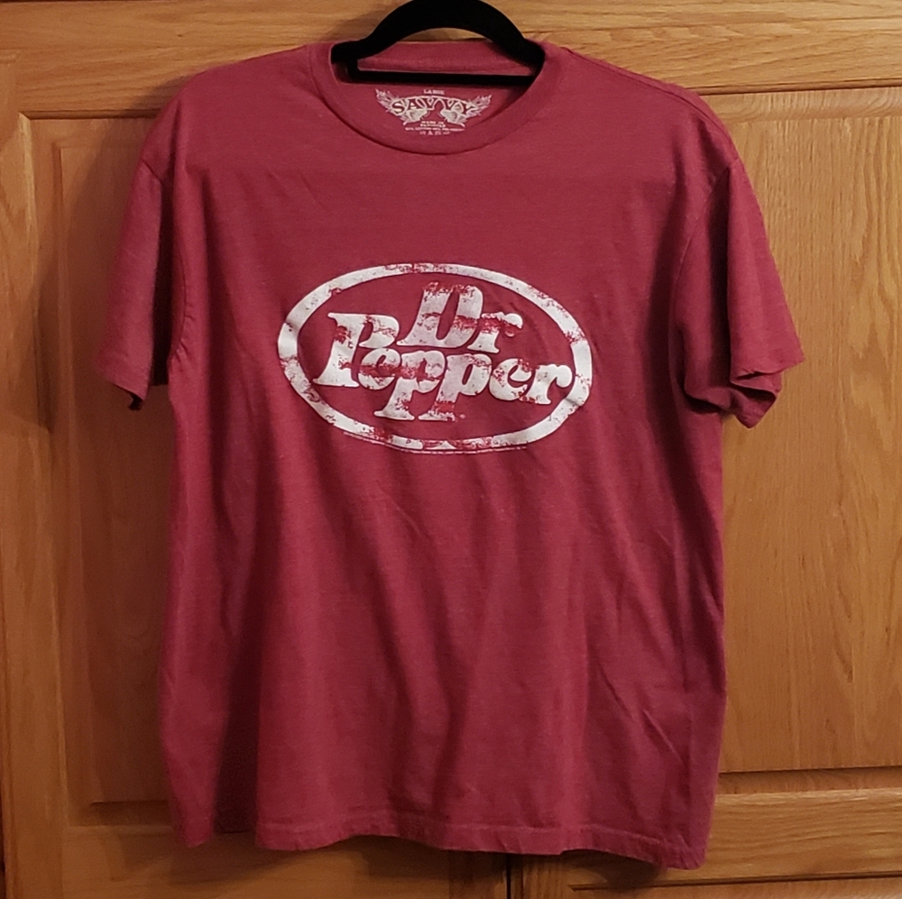 Large Dr Pepper shirt